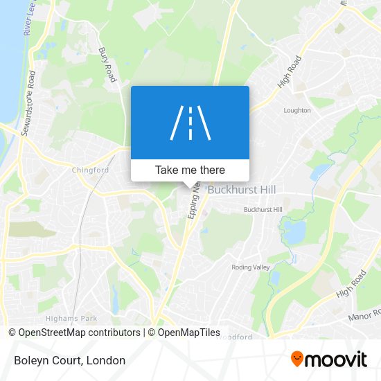 Boleyn Court map