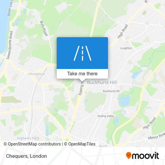 Chequers map