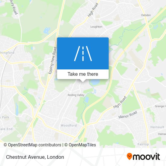 Chestnut Avenue map