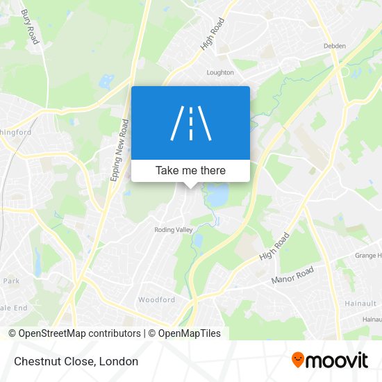 Chestnut Close map