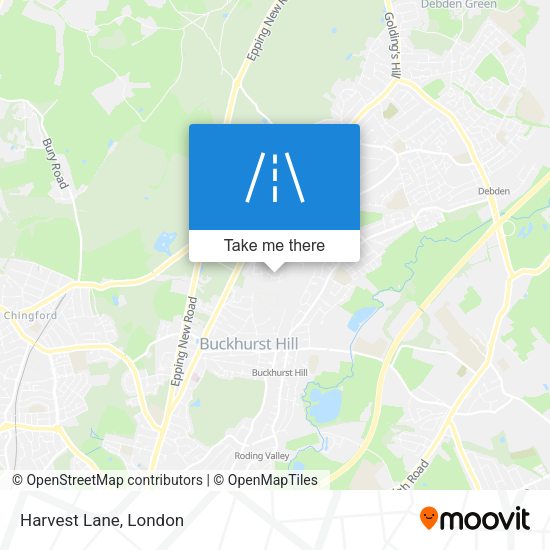 Harvest Lane map