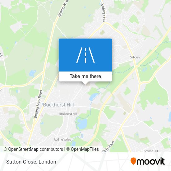Sutton Close map