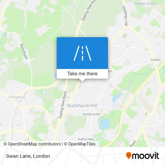 Swan Lane map
