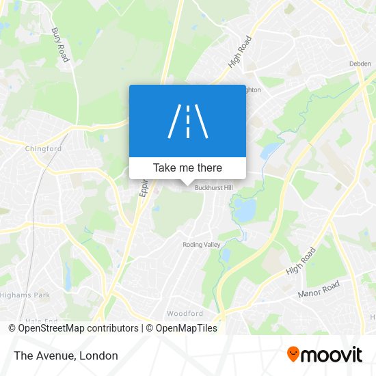 The Avenue map