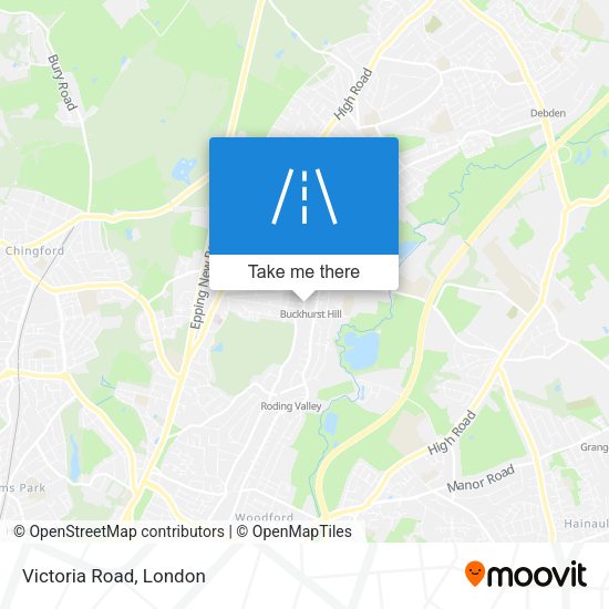 Victoria Road map