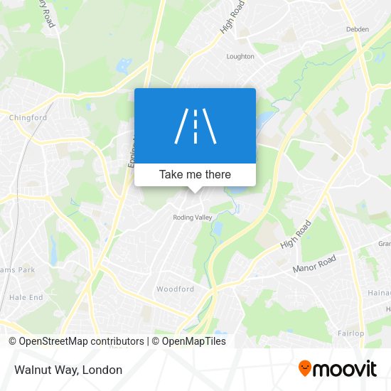Walnut Way map