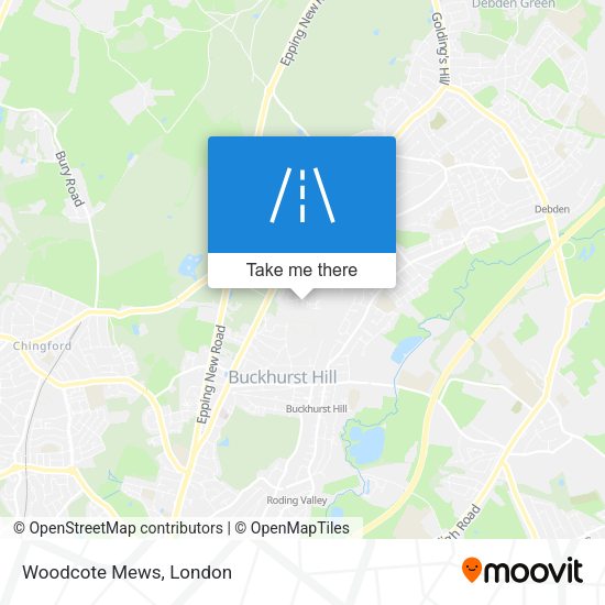 Woodcote Mews map