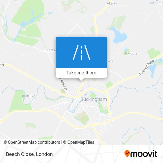 Beech Close map
