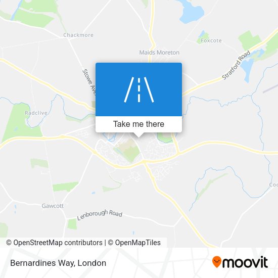Bernardines Way map