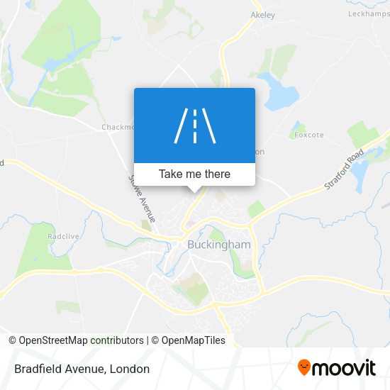 Bradfield Avenue map