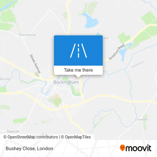 Bushey Close map