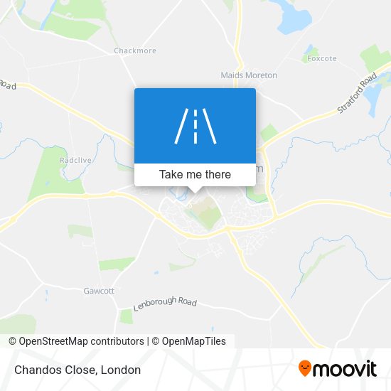 Chandos Close map