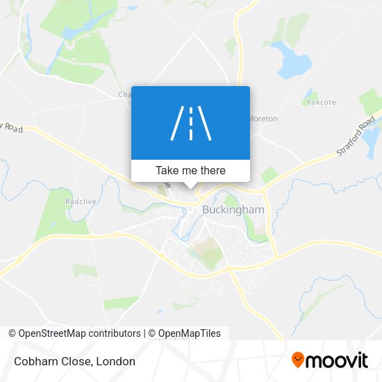 Cobham Close map