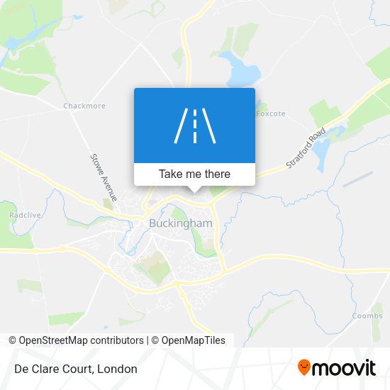 De Clare Court map
