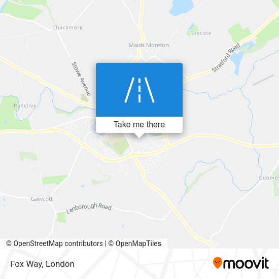 Fox Way map