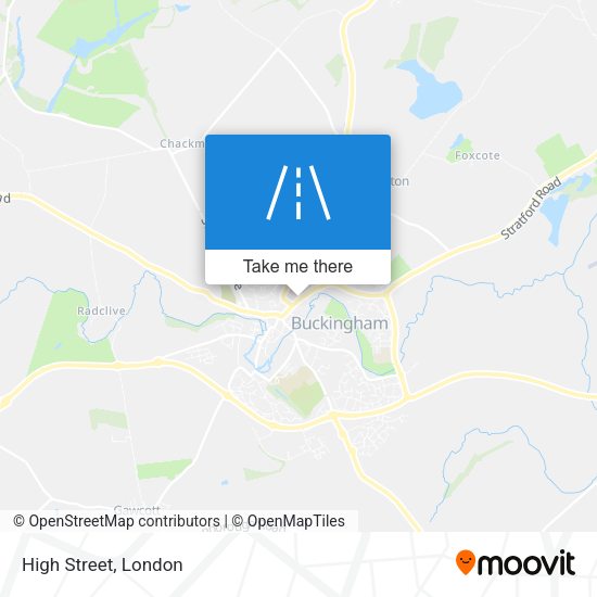 High Street map