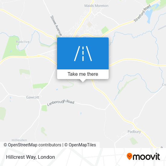 Hillcrest Way map