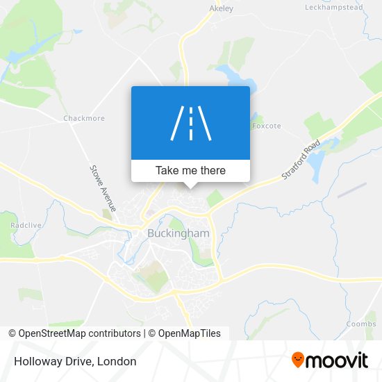 Holloway Drive map