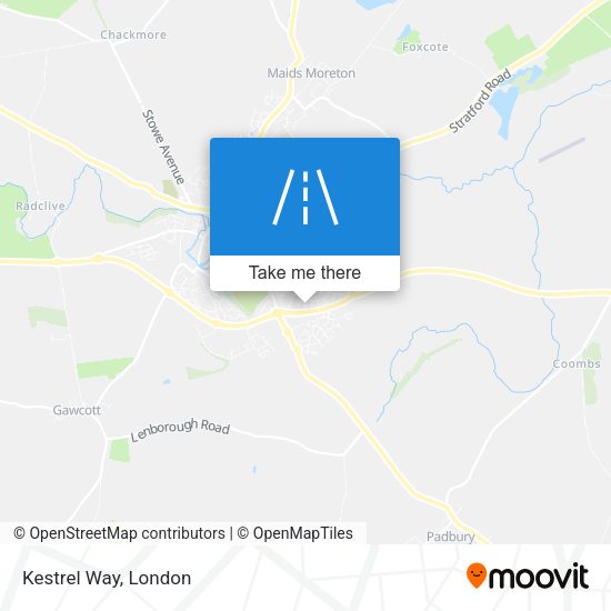 Kestrel Way map