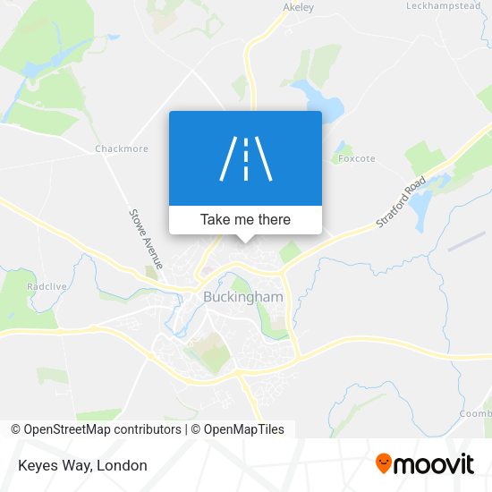 Keyes Way map