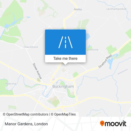 Manor Gardens map