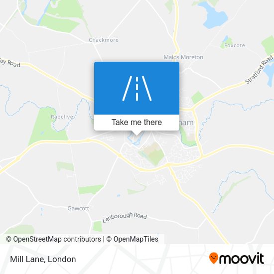 Mill Lane map
