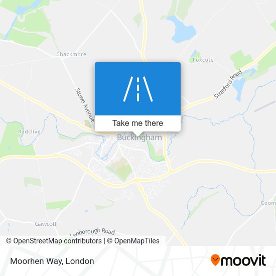 Moorhen Way map