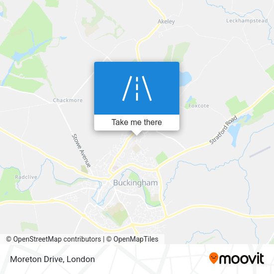 Moreton Drive map