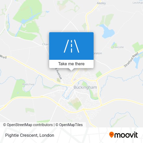 Pightle Crescent map