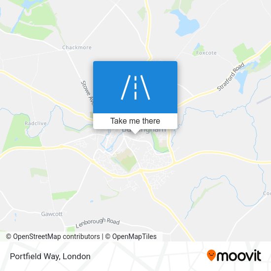 Portfield Way map