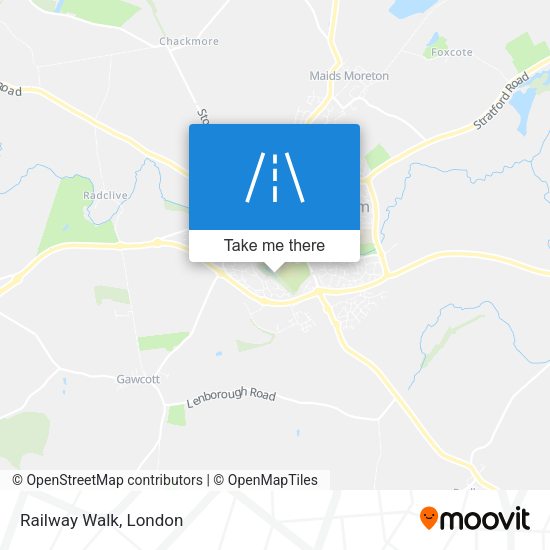 Railway Walk map