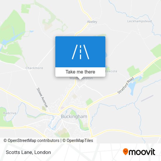 Scotts Lane map