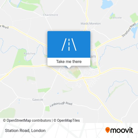 Station Road map