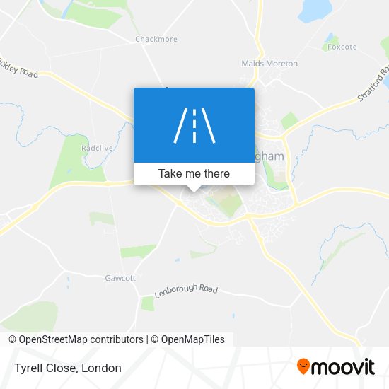 Tyrell Close map