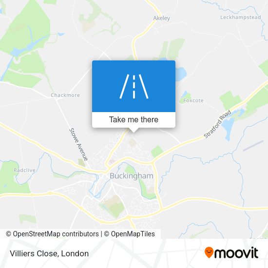 Villiers Close map