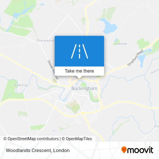 Woodlands Crescent map