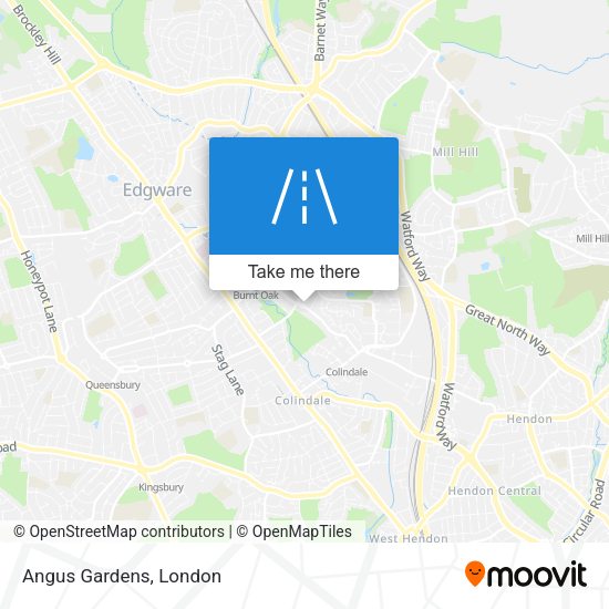 Angus Gardens map