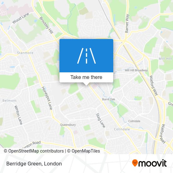 Berridge Green map