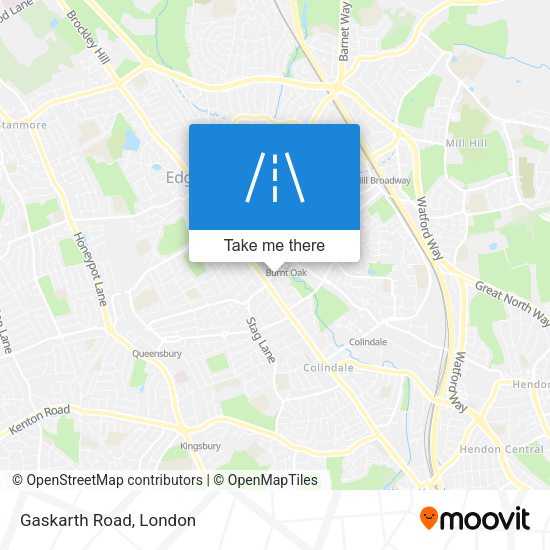 Gaskarth Road map