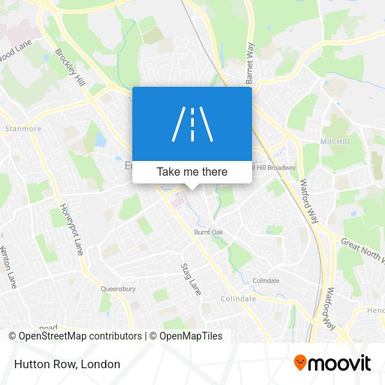 Hutton Row map