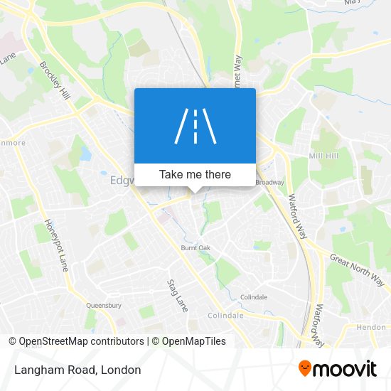 Langham Road map