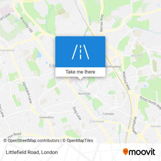 Littlefield Road map