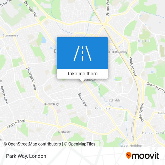 Park Way map