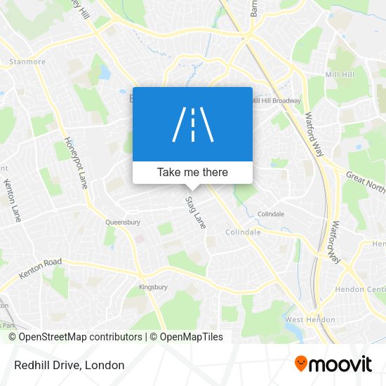 Redhill Drive map
