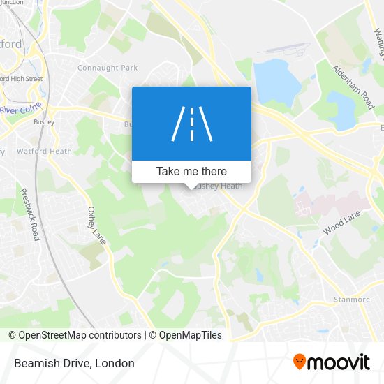 Beamish Drive map