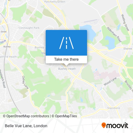 Belle Vue Lane map