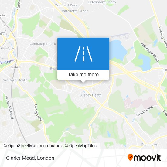 Clarks Mead map