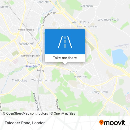 Falconer Road map