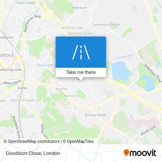 Goodison Close map