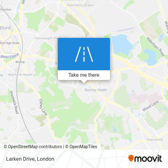 Larken Drive map